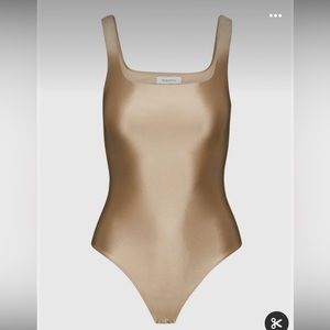 Aritzia Babaton Satinette Squareneck Bodysuit (XS)